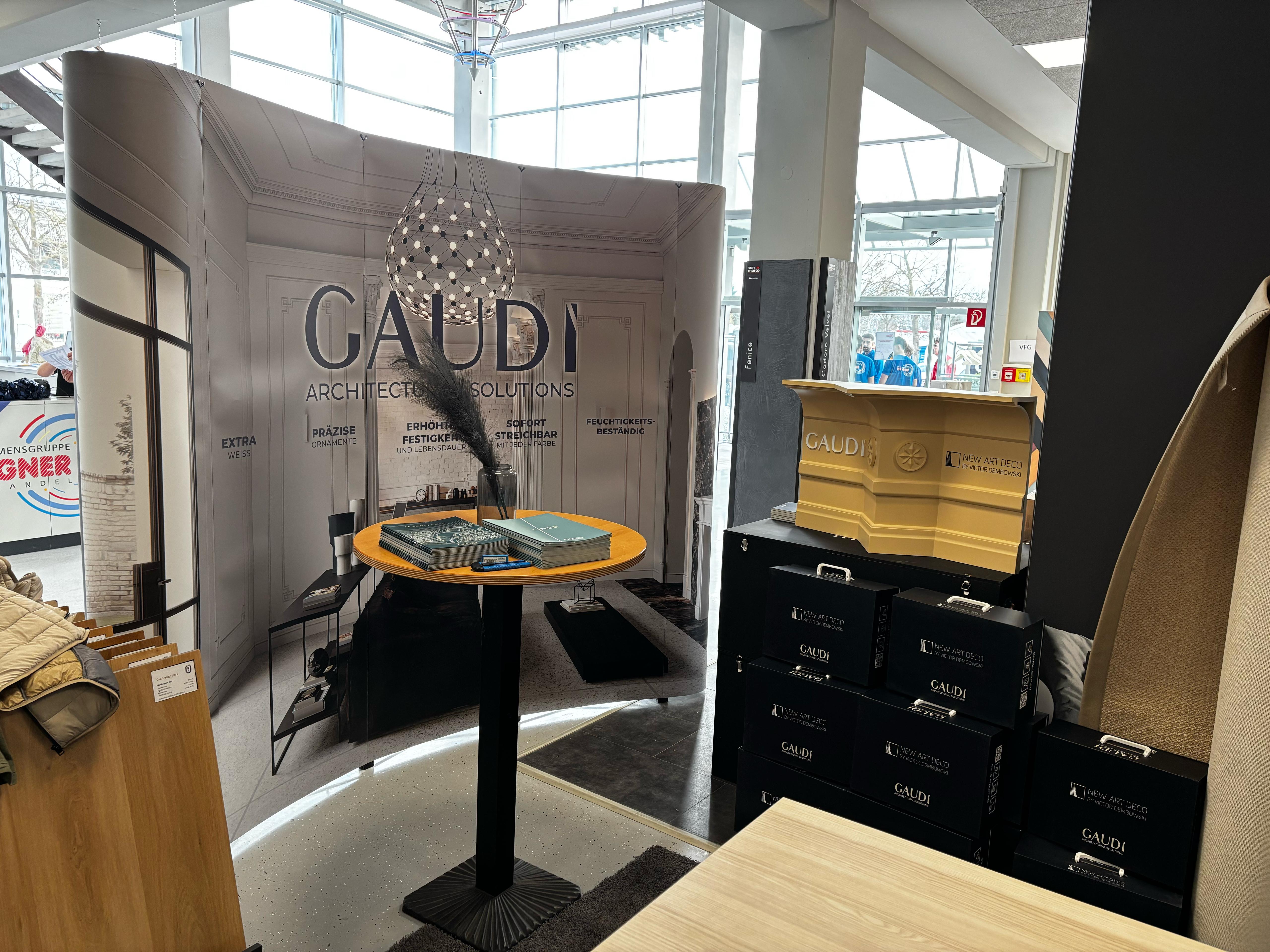 Gaudi at the Hoenger home exhibition in Germany